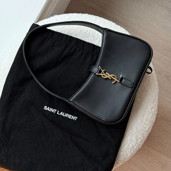 SAINT LAURENT le 5 à 7 mini in smooth leather - Picture 11 of 11